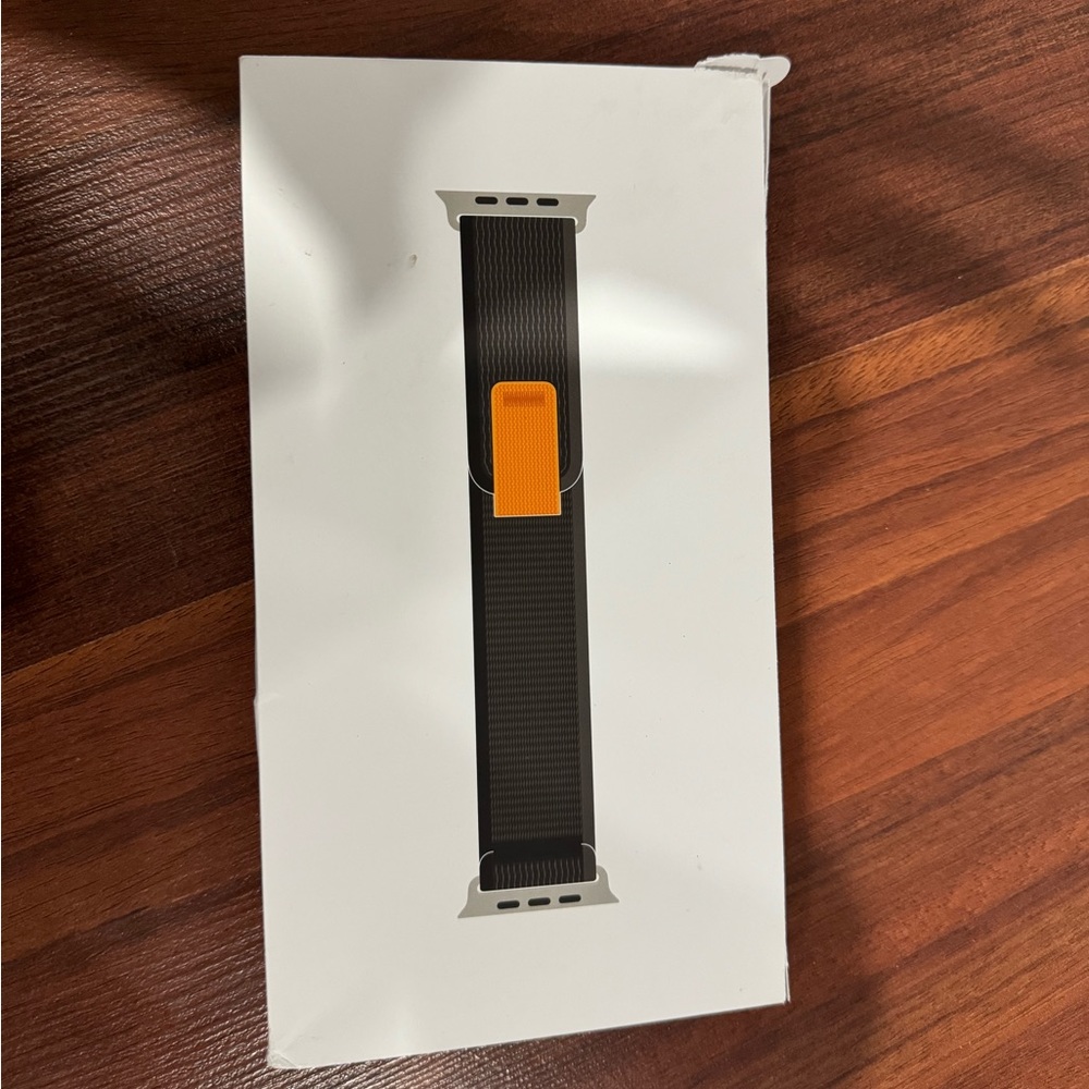 Original Apple Unused Watch Band Black/Gray Trail Loop 49mm